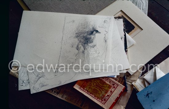 Mas Notre-Dame-de-Vie, Mougins 1974. (Photographed after Pablo Picasso’s death.) - Photo by Edward Quinn