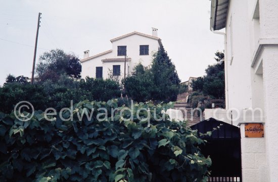 La Galloise, Vallauris, about 1978. Pablo Picasso bought this house of a horticulturalist in 1948. - Photo by Edward Quinn