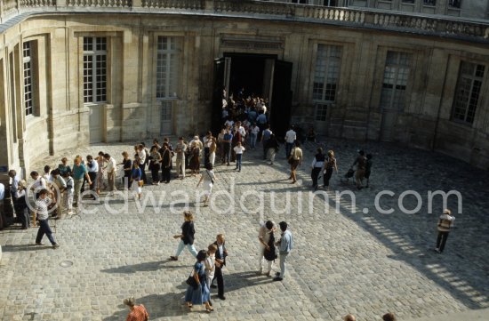 Opening of the Picasso Museum Paris (Musée national Picasso Paris), located in the Marais Quarter. Paris 1985. - Photo by Edward Quinn