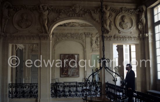 Opening of the Picasso Museum Paris (Musée national Picasso Paris), located in the Marais Quarter. Paris 1985. - Photo by Edward Quinn