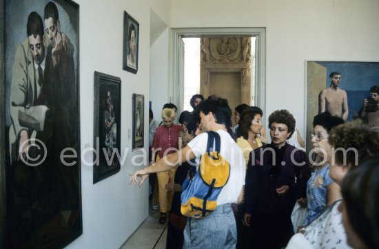 Opening of the Picasso Museum Paris (Musée national Picasso Paris), located in the Marais Quarter. Paris 1985. - Photo by Edward Quinn