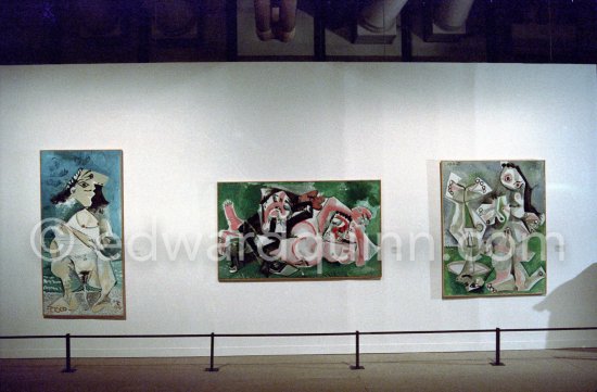 Exposition "Le dernier Pablo Picasso". 1953-1973. Centre Pompidou, Paris 1988 - Photo by Edward Quinn