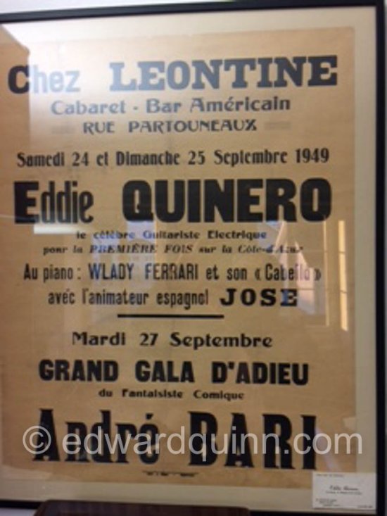 Concert in Menton 1949. - Photo by Edward Quinn