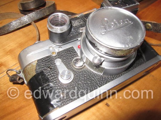 Edward Quinn's Leica M3-755852 1955 with Summaron 3.5 1435380 - Photo by Edward Quinn