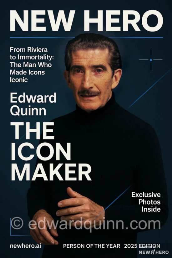 Poster Edward Quinn (produced by A.I. https://newhero.ai/) - Photo by Edward Quinn