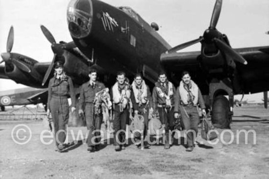 Edward Quinn, RAF Halifax aircrew AWM MEC1774. - Photo by Edward Quinn