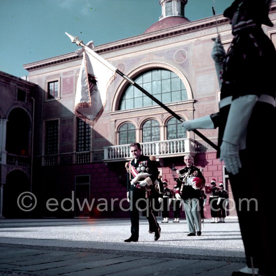 First anniversary of Prince Rainier’s accession to the throne. Monaco-Ville 1951. - Photo by Edward Quinn