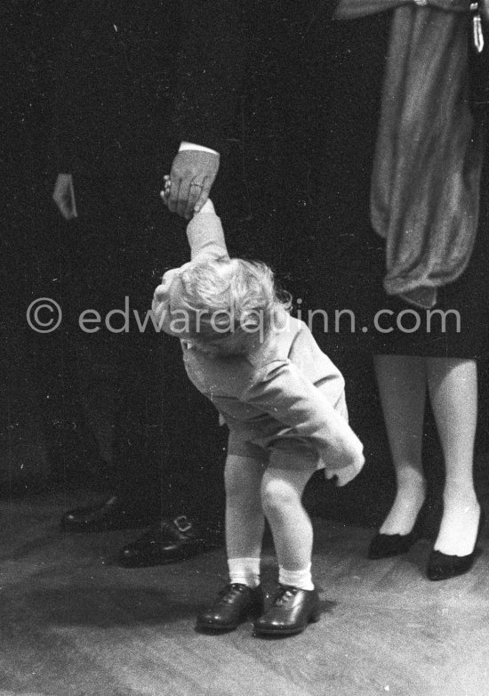 Prince Albert, Prince Rainier, Princess Grace, 50th anniversary of the Monaco Oceanographic Museum, Monaco Ville 1960. - Photo by Edward Quinn