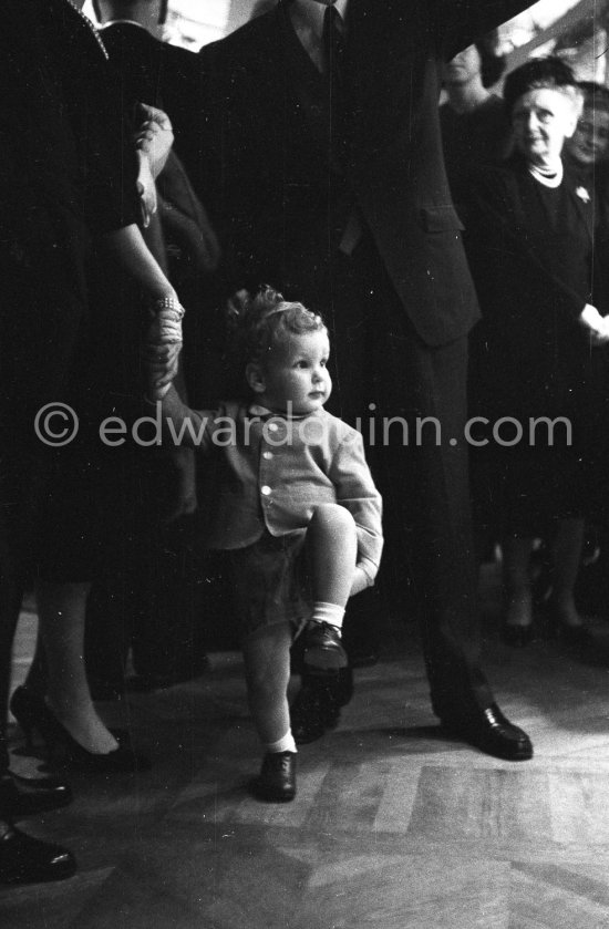 Prince Albert, 50th anniversary of the Monaco Oceanographic Museum, Monaco Ville 1960. - Photo by Edward Quinn