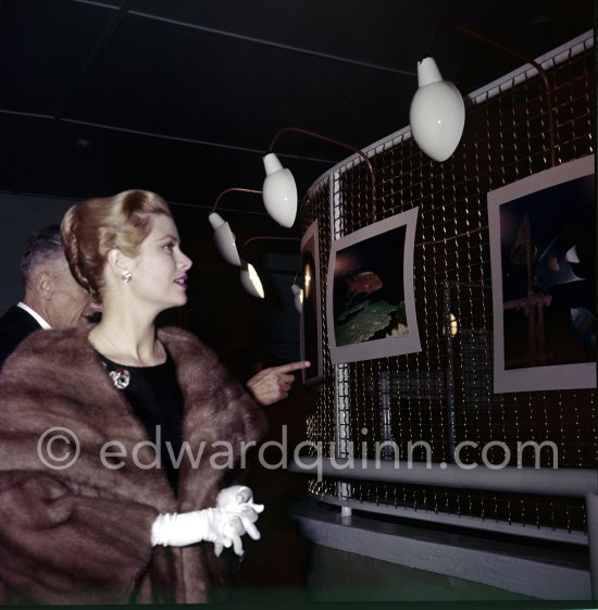 Princess Grace, 50th anniversary of the Monaco Oceanographic Museum, Monaco Ville 1960. (Grace Kelly) - Photo by Edward Quinn