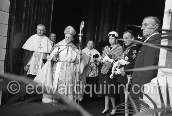 Prince Rainier and Princess Grace. Monegasque Fête Nationale. Monaco 1960 - Photo by Edward Quinn