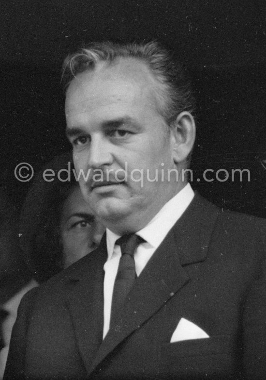 Prince Rainier, Monaco Grand Prix 1960. - Photo by Edward Quinn