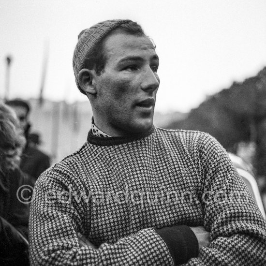 N° 341 Stirling Moss on Sunbeam Talbot 90. Rallye Monte Carlo 1952. - Photo by Edward Quinn