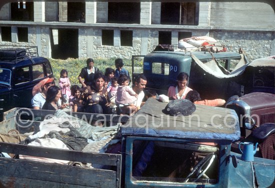 Gypsies on the occasion of the yearly pilgrimage and festival of the Gypsies in honor of Saint Sara, Saintes-Maries-de-la-Mer in 1953. - Photo by Edward Quinn