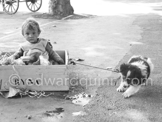 Gypsies on the occasion of the yearly pilgrimage and festival of the Gypsies in honor of Saint Sara, Saintes-Maries-de-la-Mer in 1953. - Photo by Edward Quinn