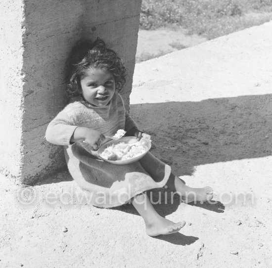 Gypsies on the occasion of the yearly pilgrimage and festival of the Gypsies in honor of Saint Sara, Saintes-Maries-de-la-Mer in 1953. - Photo by Edward Quinn