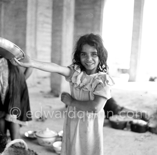 Gypsies on the occasion of the yearly pilgrimage and festival of the Gypsies in honor of Saint Sara, Saintes-Maries-de-la-Mer in 1953. - Photo by Edward Quinn