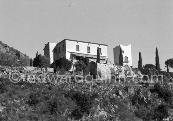 The Domaine Saint Martin in Vence 1958 where the German chancellor Konrad Adenauer came on holiday. - Photo by Edward Quinn