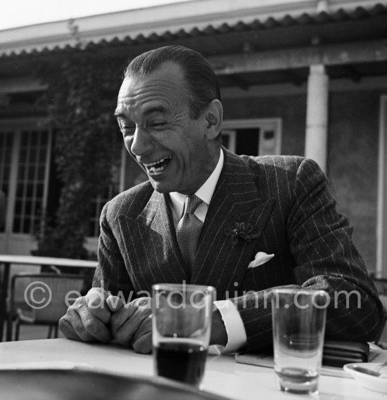 Malcolm Sargent, English conductor. Nice 1952. - Photo by Edward Quinn