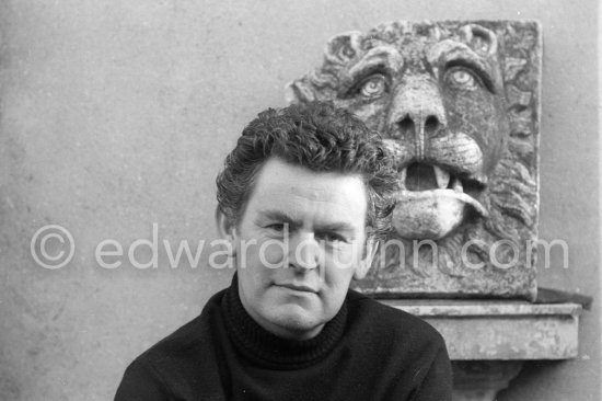 Painter Patrick Scott at his house in Dublin 1963. - Photo by Edward Quinn