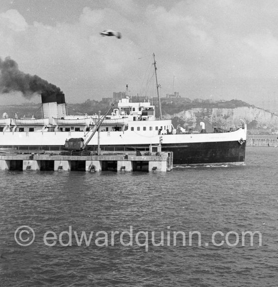 Hampton Ferry. In service on the Dover to Dunkerque route. Dover, ca. 1951. - Photo by Edward Quinn