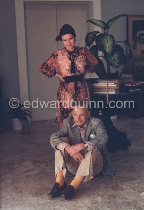 Graham Sutherland and his wife Kathleen Sutherland. Place/date unknown - Photo by Edward Quinn