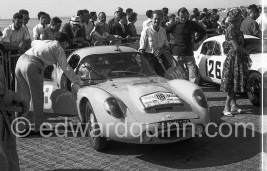 Gérard Laureau (F) / François Jaeger (F), DB HBR5, 37th. Tour de France de l'Automobile 1959, Nice. - Photo by Edward Quinn