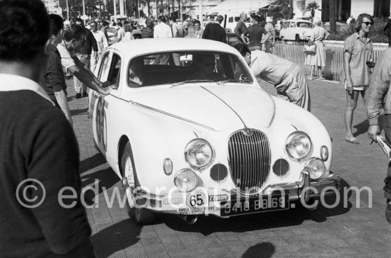 Jaguar Mk1 3.4. Tour de France de l\'Automobile 1959, Nice. Tour de France de l\'Automobile 1959, Nice. - Photo by Edward Quinn