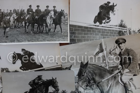 The first photo Quinn published was of Captain Tubridy and his horse jumping team in the Irish Independent in 1950. - Photo by Edward Quinn