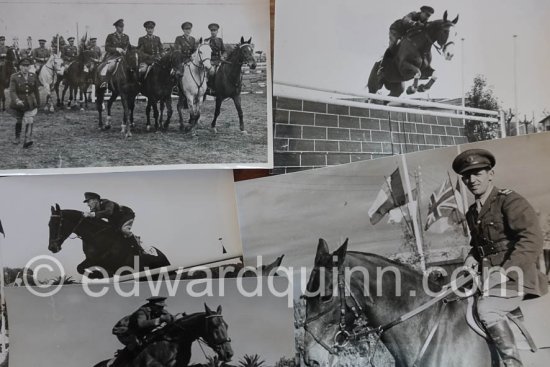 The first photo Quinn published was of Captain Tubridy and his horse jumping team in the Irish Independent in 1950. - Photo by Edward Quinn