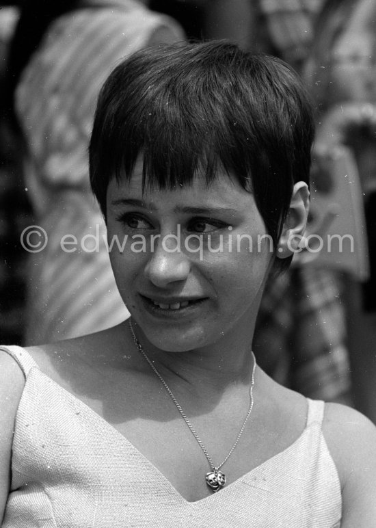 Rita Tushingham. "A Taste of Honey". Cannes Film Festival 1962. - Photo by Edward Quinn