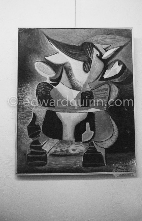 Xavier Vilató exhibition. Place and date unknown. - Photo by Edward Quinn