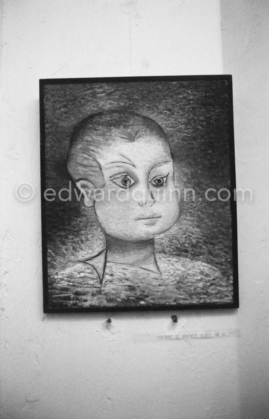 Xavier Vilató exhibition. Place and date unknown. - Photo by Edward Quinn