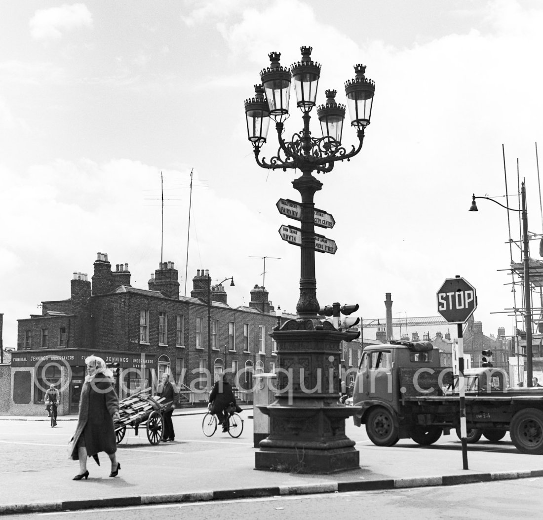 The Five Lamps. Dublin 1963. Edward Quinn Photographer