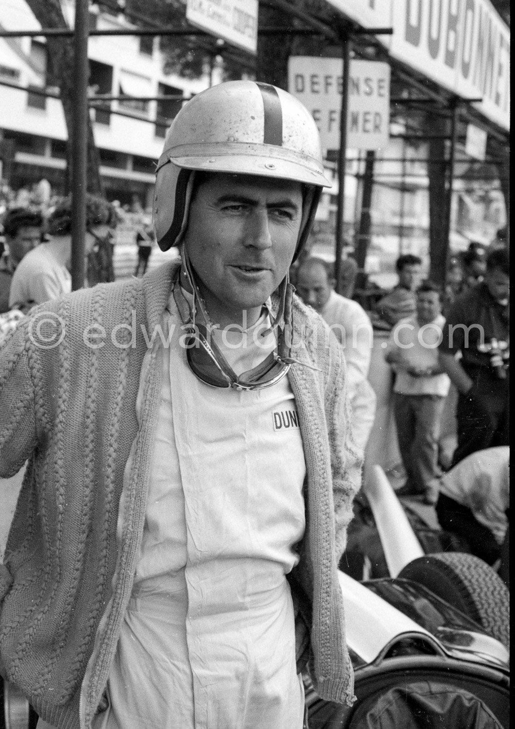 Jack Brabham. Monaco Grand Prix 1960. | Edward Quinn Photographer