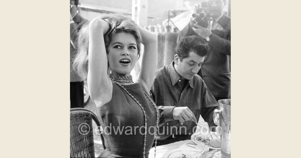 Brigitte Bardot. Nice 1956. | Edward Quinn Photographer