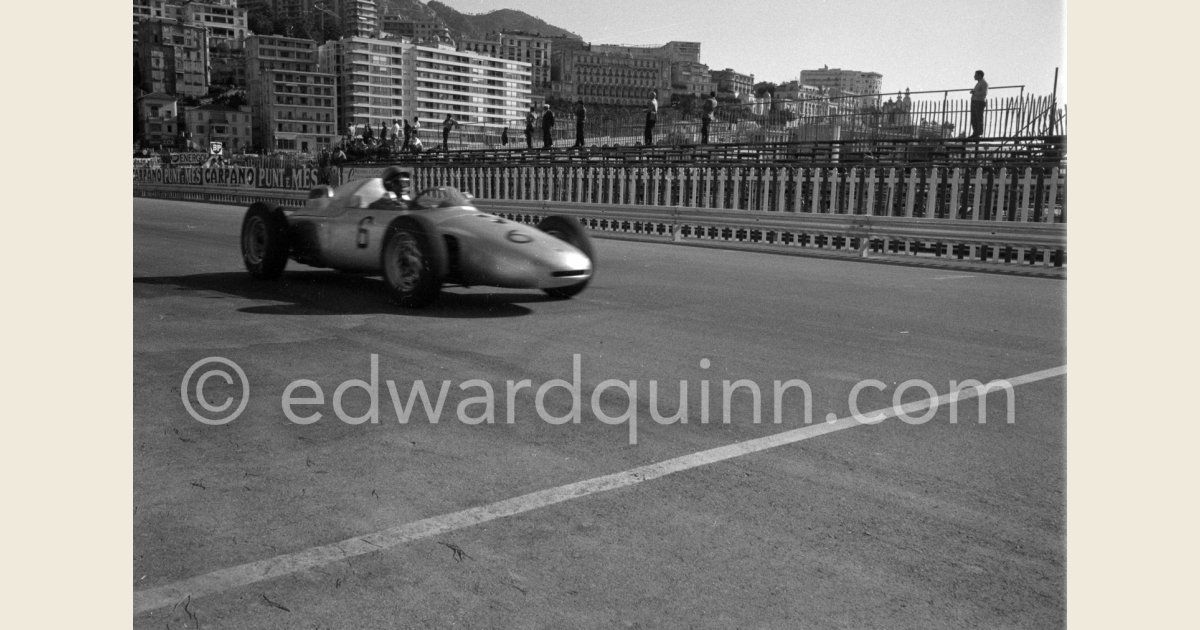 Hans Herrmann, (6) Porsche 787 Prototype. Monaco Grand Prix 1961