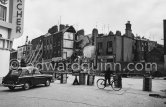 The aftermath of the Fenian St tenement collapse of June 1963. Dublin 1963. - Photo by Edward Quinn
