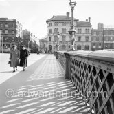 Capel Street Bridge (formerly Grattan Bridge). Dublin, 1963 - Photo by Edward Quinn