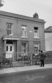 In this house lived James Joyce 1892-1893. Leoville, 23 Carysfort Avenue, Blackrock. Dublin 1963. - Photo by Edward Quinn