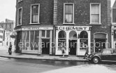 Sweny’s Pharmacy, the chemist made famous in Joyce’s Ulysses where Leopold Bloom bought a bar of the now famous lemon soap for his wife Molly. Dublin 1963. - Photo by Edward Quinn