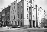 Kildare St / Molesworth St. Dublin 1963. - Photo by Edward Quinn