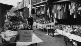 Anglesea Market, Dublin's secondhand market in a laneway off Moore Street. Dublin 1963. - Photo by Edward Quinn