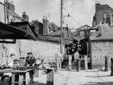 Anglesea Market, Dublin's secondhand market in a laneway off Moore Street. Dublin 1963. - Photo by Edward Quinn