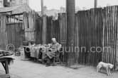Anglesea Market, Dublin's secondhand market in a laneway off Moore Street. Dublin 1963. - Photo by Edward Quinn