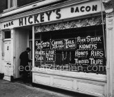 Hickey's butcher. Dublin 1963. - Photo by Edward Quinn