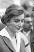 Anouk Aimée, as Jeanne Hébuterne, being filmed for "Montparnasse 19" by Jacques Becker. Nice 1957. - Photo by Edward Quinn