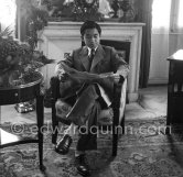 Prince Akihito, later Emperor of Japan. Hotel du Cap, Eden Roc, Antibes 1953. - Photo by Edward Quinn