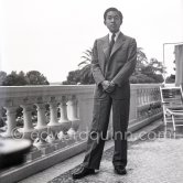 Prince Akihito, later Emperor of Japan. Hotel du Cap, Eden Roc, Antibes 1953. - Photo by Edward Quinn