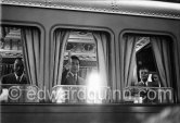 Prince Akihito, later Emperor of Japan. Nice train station 1953. - Photo by Edward Quinn